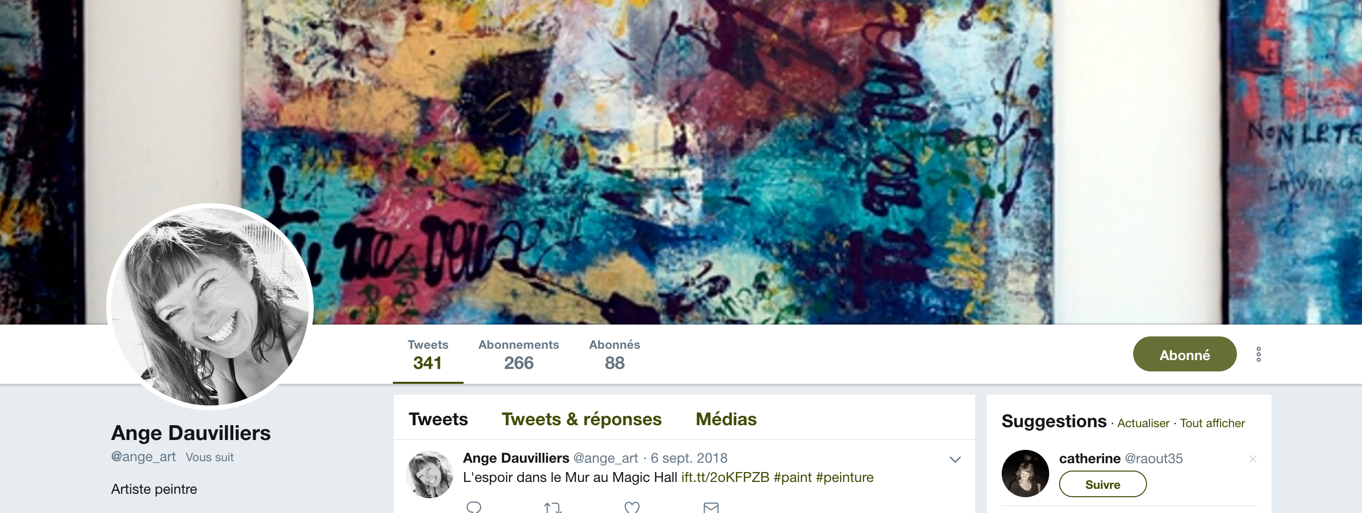 Lire la suite à propos de l’article Mon compte Twitter