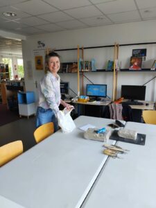 atelier d'art-thérapie animé par Angélique Dauvilliers dans le cadre des Semaines d'Information sur la Santé Mentale (SISM)