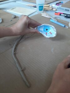 atelier d'art-thérapie animé par Angélique Dauvilliers dans le cadre des Semaines d'Information sur la Santé Mentale (SISM)