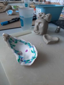 atelier d'art-thérapie animé par Angélique Dauvilliers dans le cadre des Semaines d'Information sur la Santé Mentale (SISM)