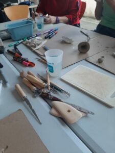 atelier d'art-thérapie animé par Angélique Dauvilliers dans le cadre des Semaines d'Information sur la Santé Mentale (SISM)